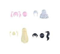 BANDAI SPIRITS 30MS Optional Hairstyle Parts Vol. 11 All 4 Types (Box) Color Coded Plastic Model