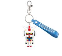 Bandai Spirits Mascot Key Chain Gunpla-kun 3D Rubber Mascot Key Chain, Multicolor, 通常