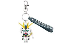 Bandai Spirits V Gunpla-kun Mascot Keychain 3D Rubber Mascot, Multicolor, Normal