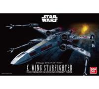 Revell 01200 X-Wing Starfighter Bandai (Click System) 1:72 Scale Unbuilt, Pre-coloured, Click-Together (Non-Glue), Plastic Model Kit