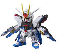 BANDAI Strike Freedom Gundam Gunpla SD EX-ST Model Kit, 8cm, Snapfit Mounting System, 4573102656209