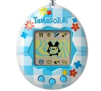 Bandai Tamagotchi Original Flower Gingham Shell | Tamagotchi Original Cyber Pet 90s Adults and Kids Toy with Chain | Retro Virtual Pets are Great Boys and Girls Toys or Gifts for Ages 8+