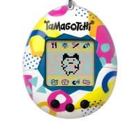 Bandai Tamagotchi Original Memphis Shell | Tamagotchi Original Cyber Pet 90s Adults and Kids Toy with Chain | Retro Virtual Pets are Great Boys and Girls Toys or Gifts for Ages 8+