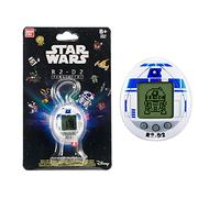 Bandai Tamagotchi Star Wars R2D2 Virtual Pet Droid with Mini-Games, Animated Clips, Extra Modes & Key Chain-(White)
