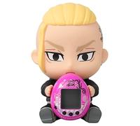 BANDAI - TAMAGOTCHI Tokyo Revengers Draken Version With Hugmy Figure | 4cm Virtual Pet Based On Tokyo Revengers Manga And Anime With Collectable Draken Hugmy Anime Merch | 90s Kids Toys
