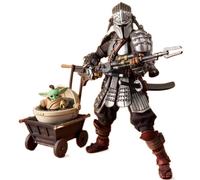 Tamashii Nations Figure - Star Wars: The Mandalorian Ronin Mandalorian & Grougu (Beskar Armor)