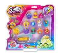 BANDAI TH00004 Royals 12 Pack | This Pinky Promise Multipack Contains 12 Collectable Gemmy Friends 1 Bracelet and 1 Hairclip Combine Gems and Girls Jewellery for Wearable Fun