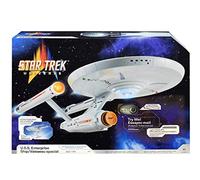 BANDAI The Original Enterprise Star Trek Model with Lights, Sounds and Display Stand | Gifts Starship | 18'' Authentic StarTrek Toys, Multicolor