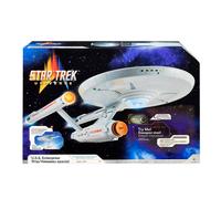BANDAI The Original Enterprise Star Trek Model with Lights, Sounds and Display Stand | Gifts Starship | 18'' Authentic StarTrek Toys, Multicolor