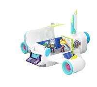 BANDAI - Wild Inquiry - R.O.N Jet Box - Plane with 2 Exclusive Characters and Detachable Gliders - Interactive Vehicle for Children Creature Cases Series - Toy for Children 3 Years in +