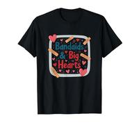 Bandaids & Big Hearts: Caring Nurse Appreciation Gift T-Shirt, Men, Black, XL