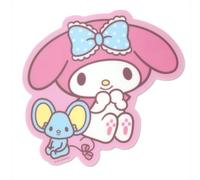 Bandal & Neoul Cartoon Round Mouse Pad - MyMelody & Mousie, Officially Licensed Product, Smooth, Polystyrene