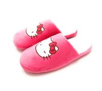 Bandal & Neoul KITTY's Pretty in Pink Soft Cushion Slippers - Closed Toe, Pink, 6-8