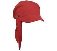 Lipodo Bandana Cap Cotton Visor Bow Detail Made in Italy Handmade Women Summer Spring red One Size