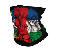 Bandana Central Africa The Central African People Lion Flag Headwear Washable Neck Gaiter Uv Protection Headband For Workout Traveling Running