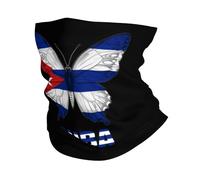 Bandana Cuba Cubans Butterflies Flag Neck Gaiter Multifunctional Facial Shield Uv Protection Headband For Outdoor Running Camping 25X50Cm