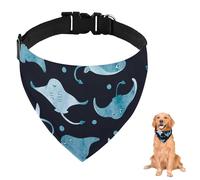 Bandana Dog Collar Devil Fish For Large Dogs Medium Dogs Small Washable Adjustable Scarf For Reusable Dog Neckerchief Accessories Grooming Parties And Daily Wear