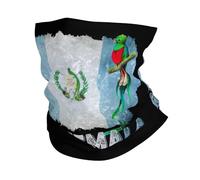 Bandana Guatemala Flag And Guatemala Quetzal Bird1 Neck Warmer Non-Slip Headwear Durable Headband For Running Camping Traveling 25X50CM