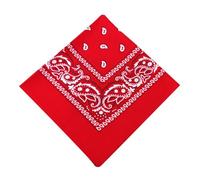 Bandana Headscarf for Men and Women, Paisley Pattern, Bandanas, Multifunctional Square Neckerchief for Men, Headwear, Hair Scarf, Approach, Wrist Head Band, Binding Fashion Accessories, red, Siehe