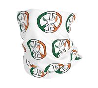 Bandana Irish Flag Peace Logo Headband Non-Slip Headwear Windproof Facial Shield For Running Camping Traveling 25X50CM