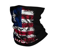 Bandana Lion Funny Liberia Flag Headwear Unisex Face Protection For Fishing, Hunting, Yoga