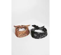 Bandana masks Urban Classics satin (2pcs) Noir TU
