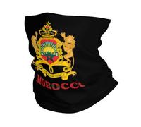 Bandana Morocco Moroccans National Emblem Unisex Polainas De Cuello Comfortable Bandana For Men Climbing Sports