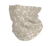 Bandana Multifunctional Headwear Scarf Face Shield Neck Warmer Tube,Bedlington Terrier Dogs Pet Design