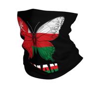 Bandana Oman Omanis Butterflies Flag Headwear Unisex Neck Gaiter Uv Protection Tube Scarf For Jogging Running Yoga