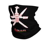 Bandana Oman Omanis National Emblem Headwear Multifunctional Neck Gaiter Sunscreen Tube Scarf For Football Yoga Jogging