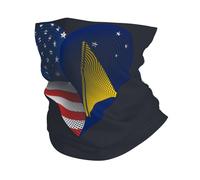 Bandana Usa Tokelau Tokelau People Friendship Flag Heart White Headwear Uv Protection Neck Gaiter Durable Headband For Running Traveling Fishing 25X50CM