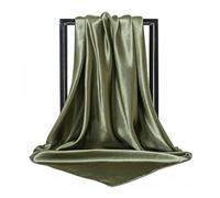 Bandanas For Women 90 * 90cm Solid Square Scarf Fake Imitated Silk Wraps Elegant Floral Head Neck Hair Tie Band Ladies Women Girls Kerchief(Color-5)