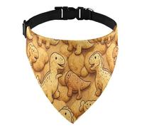 bandanas Soft Adjustable Buckle Small Medium Large Pets Wedding Photo Prop Dino Biscuit