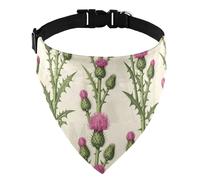 bandanas Soft D-Ringing All Breeds Daily Wear Purple Thistle