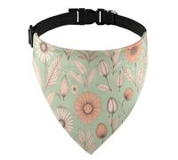 bandanas Soft D-Ringing All Breeds Daily Wear Retro 70s Floral