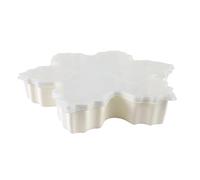 Bandeja De Servicio Para Navidad - Cajas Para Galletas De Navidad | Recipientes Para Alimentos Con Tapa Para Golosinas Frutos Secos Fruta Palomitas Salsa Postre Mesa Encimera Halloween Otoño