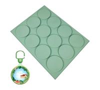 Bandeja Reutilizable Para Yeso Y Manualidades Decorativas, Elaboración Casera De Bombas De Baño, Velas Y Uso Diario En E | Molde De Silicona Para Jabones,Molde Para Pastillas De Jabón Con 12 Cavidades