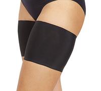 Bandelettes Original Anti-Chafing Thigh Bands - Patented Elastic Design - Comfortable, Non-Slip, and Skin-Friendly - Unisex, Size E (XX-Large, 73-77 cm), Black