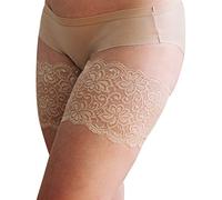Bandelettes Original Elastic Anti Chafing Bands Women, Patented Thigh Bands to Prevent Friction and Discomfort - Dolce White, Size A (53-57 cm)