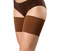 Bandelettes Original Patented Elastic Anti-Chafing Thigh Bands *Prevent Thigh Chafing* - Unisex Chocolate, Size F (XXX-Large 78-82 cm)