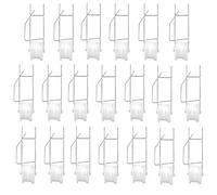 Bandelt 20 Pack Tomato Trellis Roller Hooks with 15M Twine for Tomato,Plant, Greenhouse,Flower Vine Twine Crop Trellis Kit Plant Roller Hook