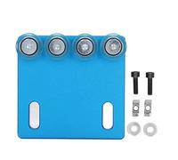 Bander Auxiliary Wheel, Narrow Plate Feeding Guide Wheel for Banding Machine, PU Roller with Aluminum Plate, Easy Install Traction Support for Woodworking (3)