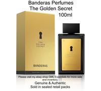 Banderas Perfumes The Golden Secret Eau de Toilette Spray for Men Long Last