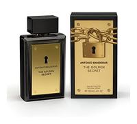 Banderas Perfumes - The Golden Secret - Eau de Toilette Spray for Men - Long Lasting - Masculine, Casual and Elegant Fragrance - Mint, Apple and Spicy Notes - Ideal for Day Wear - 100 ml