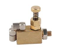 Banding Machine Brass Nozzle, Electroplating Woodworking Needle Hole Plate Cleaning Device, High Hardness Nozzle with 12-15 Microns Spray Angle for Autom (Straight)