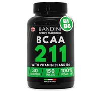 Bandini® BCAA 2 1 1 BRANCHED Amino ACIDS | 150 Tablets with Vitamin B1 and B6 | Amino 2.1.1 Supplement with Leucine, Isoleucine, Valine | Aminoacids Tablets 211 Intra Pre Post Workout | 100% Vegan