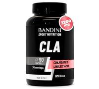 Bandini® CLA Supplement 3.200 mg | High Strength Softgels - 80% Active Isomers Conjugated Linoleic Acid from Safflower Oil - Pre Workout Diet Integrator (Alternative to L-Carnitine) for Men & Women