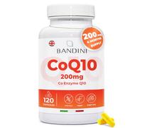 Bandini® CoQ10 200mg 120 Vegan Capsules of High-Strength Co Enzyme Q10 (4-Month Supply) | Naturally Fermented & Lab Tested Ubiquinone Q 10 | High Absorption Coenzyme Coq 10 Supplement 100% Pure