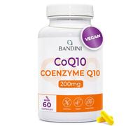 Bandini® CoQ10 200mg | 60 Vegan Capsules of High-Strength Co Enzyme Q10