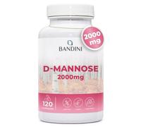 Bandini® D-Mannose for Cystitis 2000 mg - High Strength - 120 Capsules